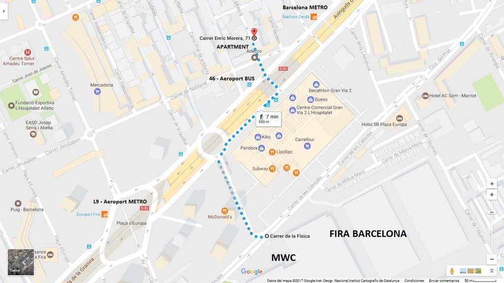 Apartamento Fira Barcelona L'Hospitalet de Llobregat Exteriör bild